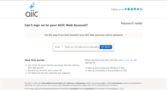 Desktop Screenshot of access.aiic.net