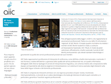 Tablet Screenshot of italia.aiic.net